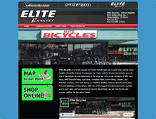 Tablet Screenshot of elitebikeshop.com